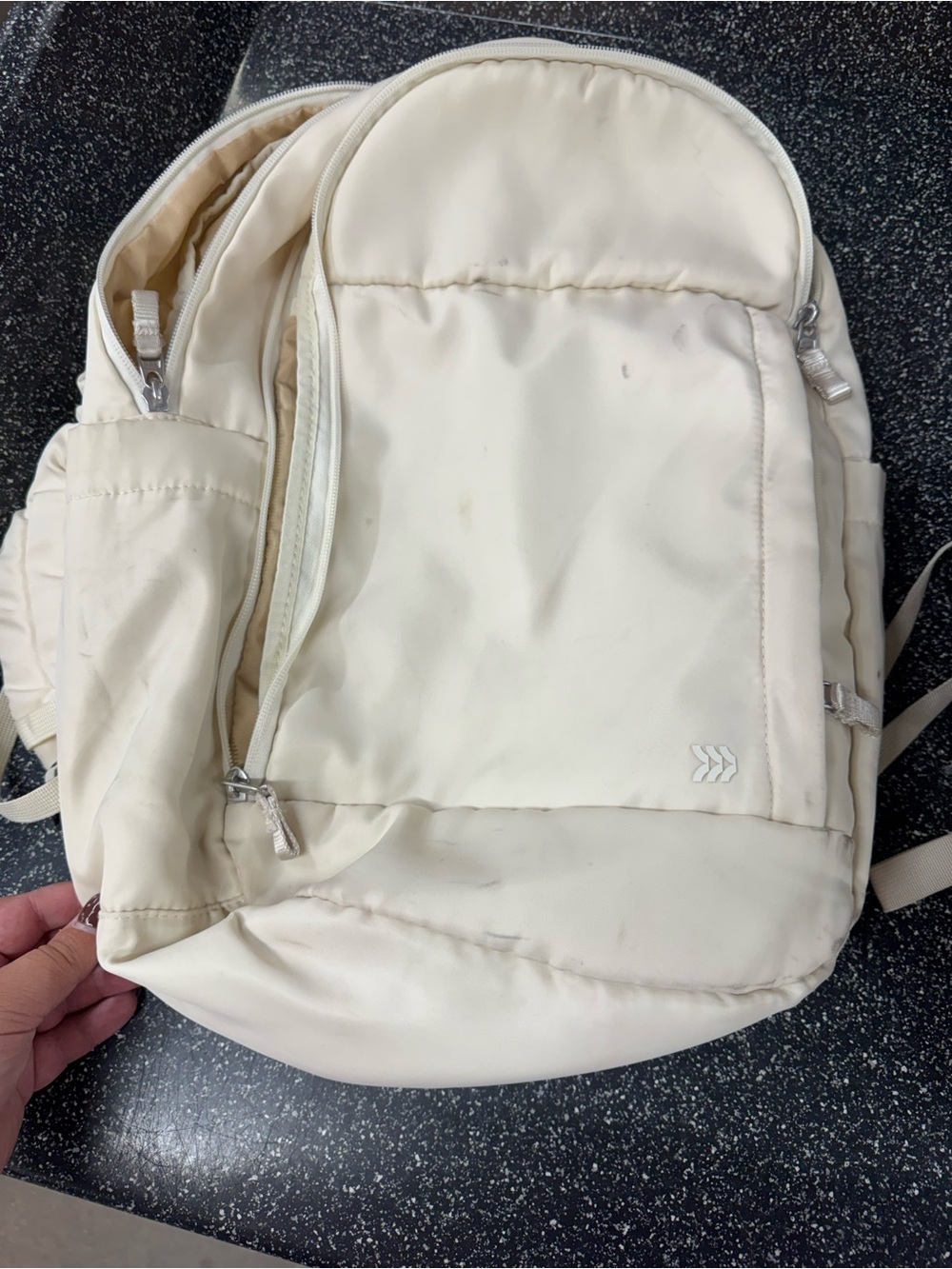 All in Motion Cream Backpack - Minimal Everyday Pack